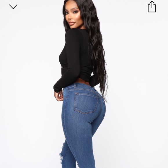 Always Leaving Jeans- Medium Wash (Gently Used) - Picture 5 of 5